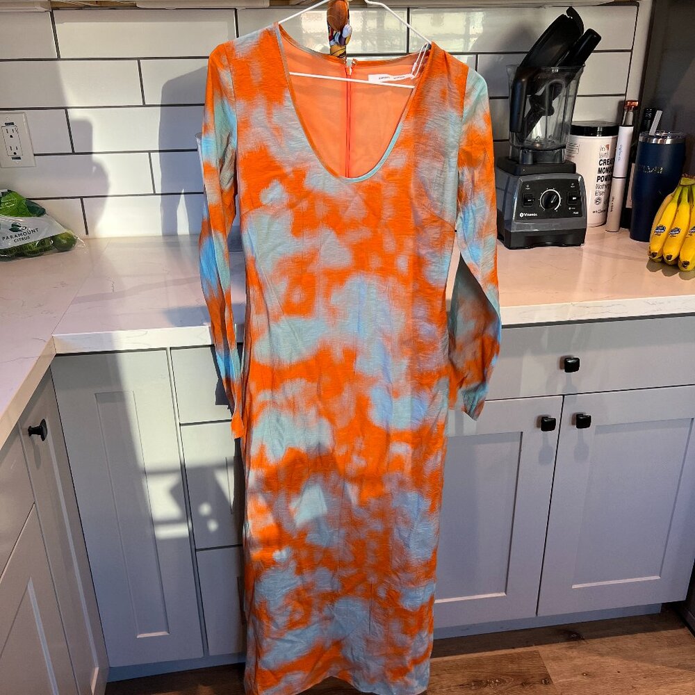 Samsoe and Samsoe Aline Orange Dress XS